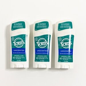 ✨NEW✨Tom’s of Maine | 3-Pack Unscented Original Deodorant - DISCONTINUED VERSION